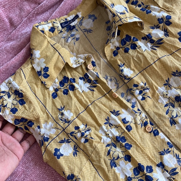 VINTAGE EARL JEANS 90s midi dress size petite 🌻👗never worn - Picture 4 of 5